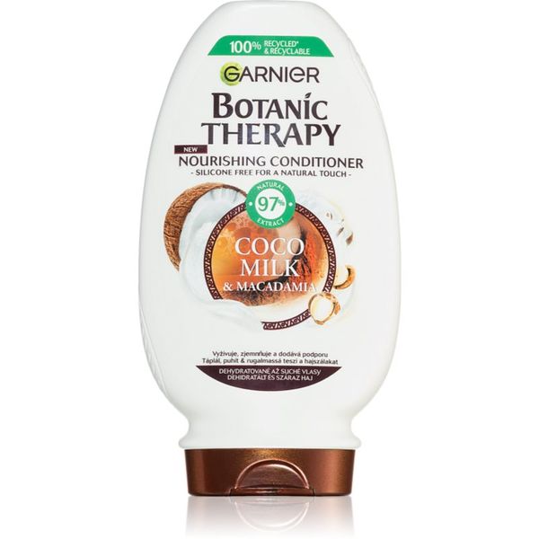 Garnier Garnier Botanic Therapy Coco Milk & Macadamia hranilni balzam za suhe in grobe lase 200 ml