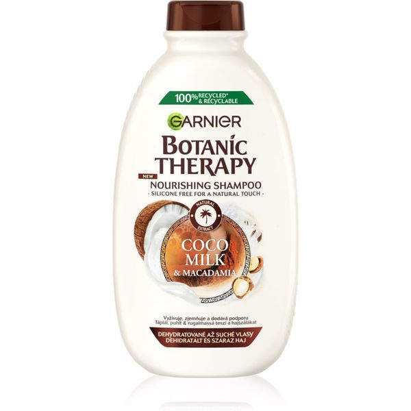 Garnier Garnier Botanic Therapy Coco Milk & Macadamia hranilni šampon za suhe in grobe lase 400 ml