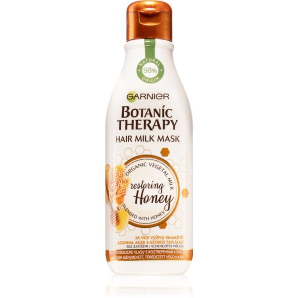 Garnier Garnier Botanic Therapy Hair Milk Mask Restoring Honey maska za lase za zelo poškodovane lase z razcepljenimi konicami 250 ml