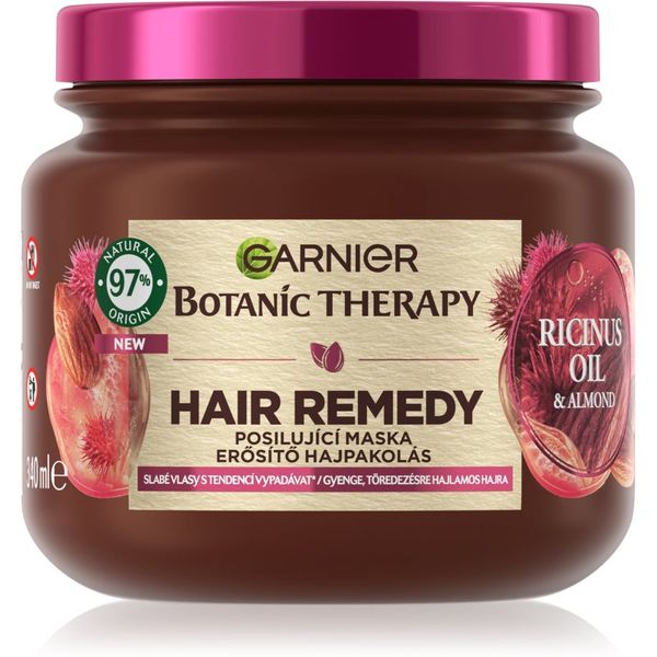 Garnier Garnier Botanic Therapy Hair Remedy krepilna maska za oslabljene lase, ki so nagnjeni k izpadanju 340 ml