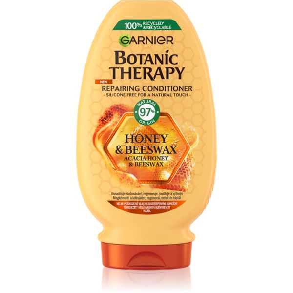 Garnier Garnier Botanic Therapy Honey & Propolis obnovitveni balzam za poškodovane lase brez parabenov 200 ml