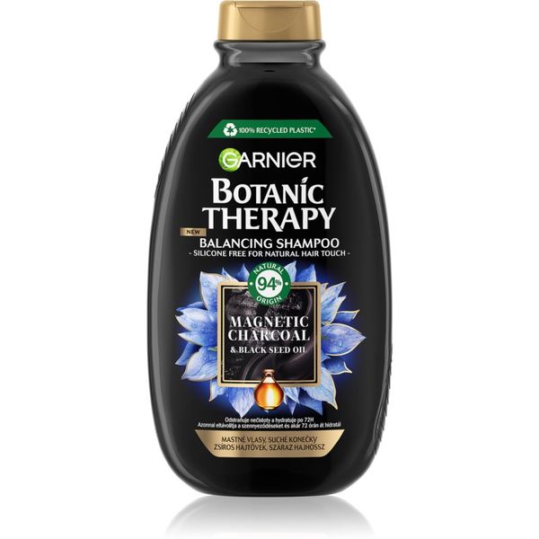 Garnier Garnier Botanic Therapy Magnetic Charcoal šampon za mastno lasišče in suhe konice las 250 ml