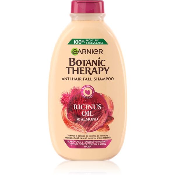 Garnier Garnier Botanic Therapy Ricinus Oil krepilni šampon za oslabljene lase, ki so nagnjeni k izpadanju 250 ml