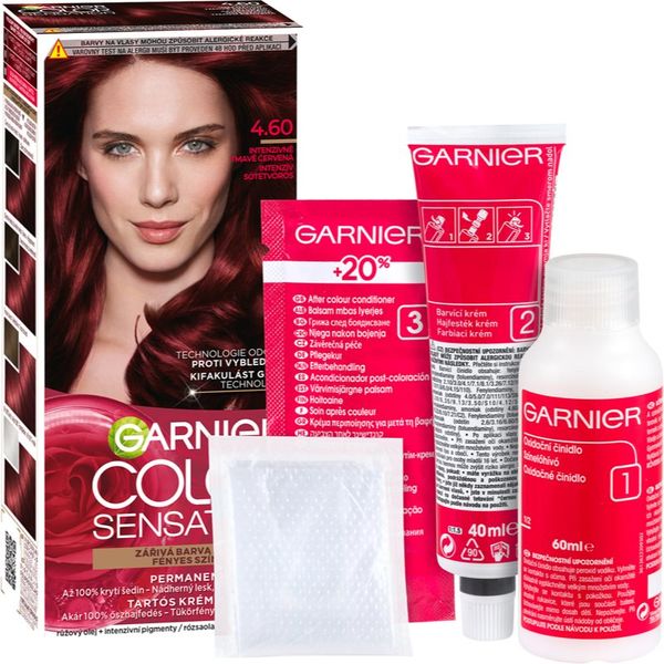 Garnier Garnier Color Sensation barva za lase odtenek 4.60 Red Brown 1 kos