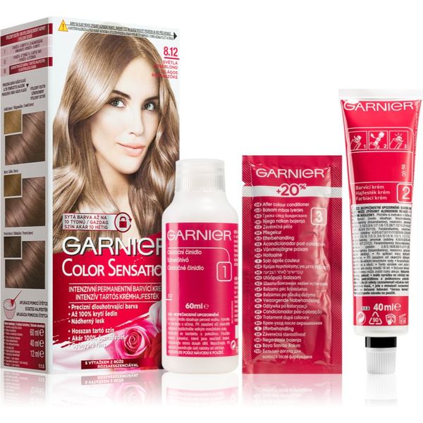 Garnier Garnier Color Sensation barva za lase odtenek 8.12 Light Roseblonde