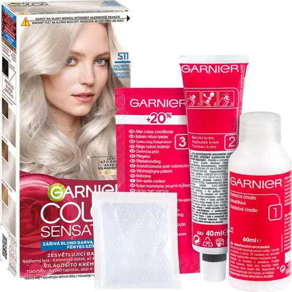 Garnier Garnier Color Sensation barva za lase odtenek S11 Ultra Smoky Blonde 1 kos
