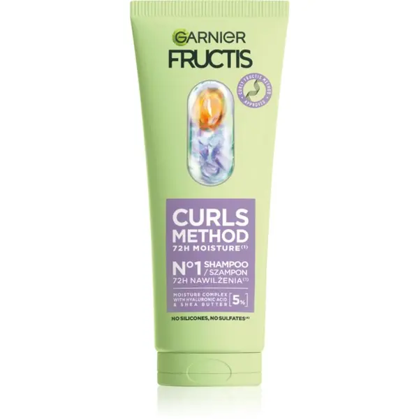Garnier Garnier Fructis Curls Method vlažilni šampon za valovite in kodraste lase 200 ml