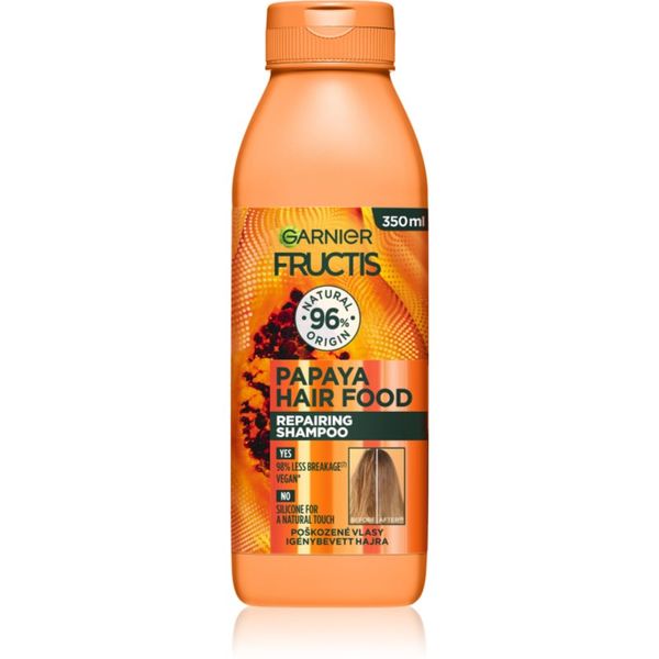 Garnier Garnier Fructis Papaya Hair Food regeneracijski šampon za poškodovane lase 350 ml