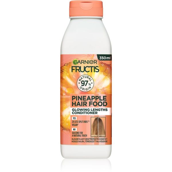 Garnier Garnier Fructis Pineapple Hair Food balzam za sijaj za dolge lase 350 ml