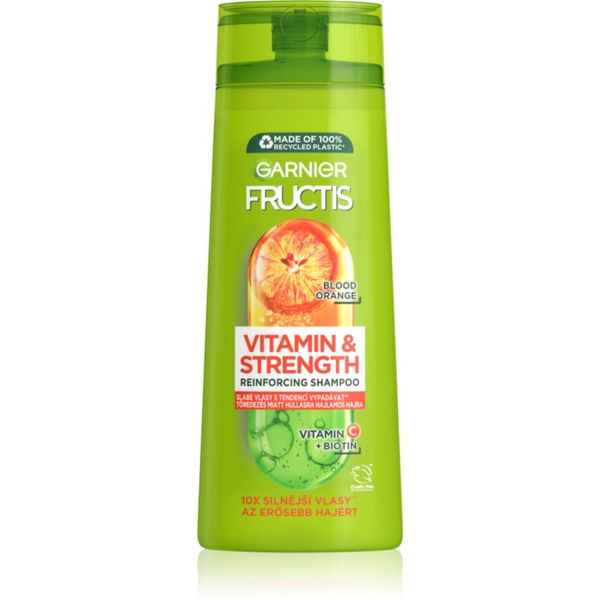 Garnier Garnier Fructis Vitamin & Strength krepilni šampon za poškodovane lase 250 ml