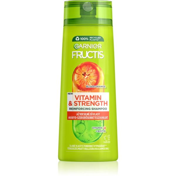 Garnier Garnier Fructis Vitamin & Strength krepilni šampon za poškodovane lase 400 ml