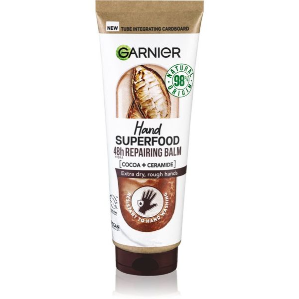 Garnier Garnier Hand Superfood regeneracijska krema za roke s kakavom 75 ml