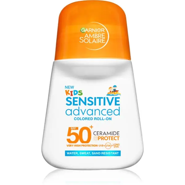 Garnier Garnier Kids Sensitive Advanced otroški losjon za sončenje roll-on SPF 50+ 50 ml
