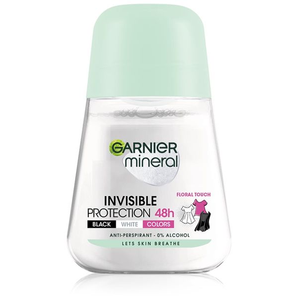 Garnier Garnier Mineral Invisible antiperspirant roll-on za ženske 48h 50 ml