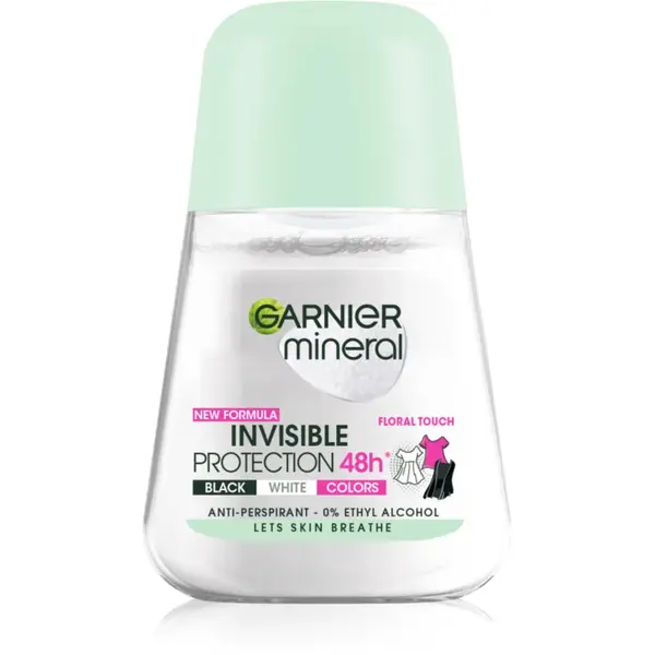 Garnier Garnier Mineral Invisible antiperspirant roll-on za ženske 50 ml