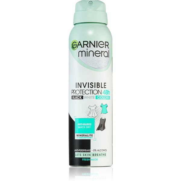 Garnier Garnier Mineral Invisible antiperspirant v pršilu 150 ml