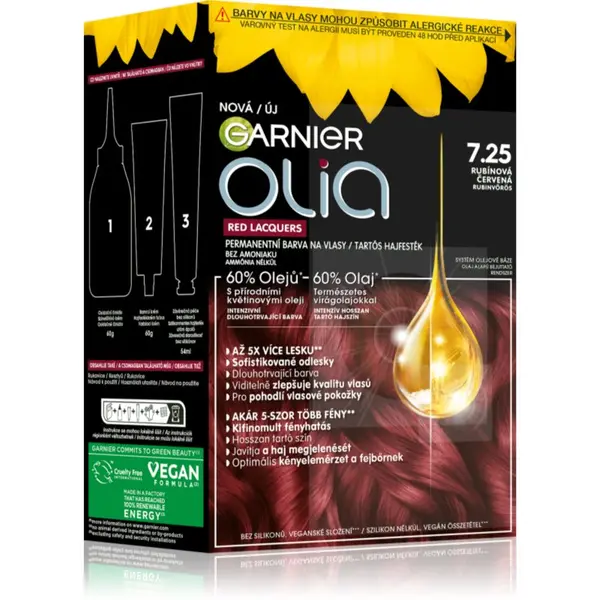 Garnier Garnier Olia Big Kit permanentna barva za lase odtenek 7.25 Vinyl blush 1 kos