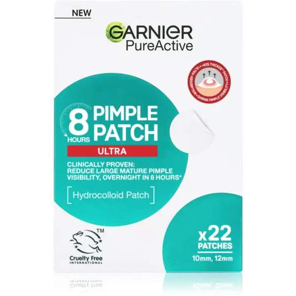 Garnier Garnier Pure Active Pimple Patch Ultra obliži za problematično kožo proti aknam 22 kos