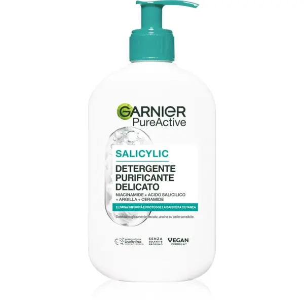 Garnier Garnier Pure Active Salicylic vlažilni čistilni gel proti nepravilnostim na koži 250 ml