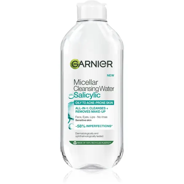 Garnier Garnier Salicylic Micellar Cleansing Water micelarna čistilna voda s salicilno kislino 400 ml