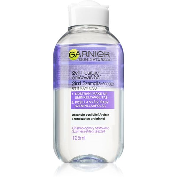 Garnier Garnier Skin Naturals krepilni odstranjevalec ličil za oči 2 v 1 125 ml