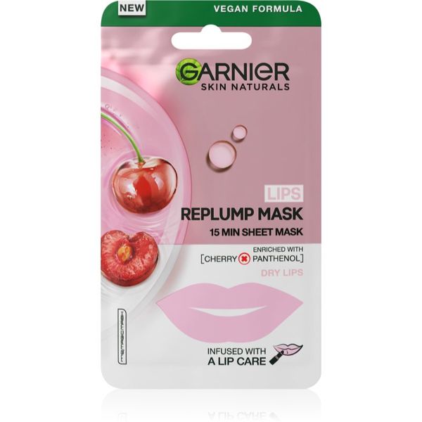 Garnier Garnier Skin Naturals Lips Replump Mask maska za zapolnitev gub za ustnice 5 g