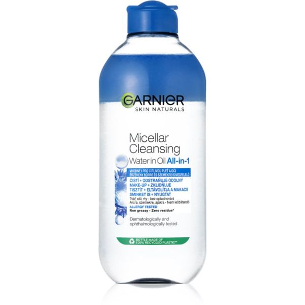 Garnier Garnier Skin Naturals negovalna micelarna voda za zelo občutljive oči s kontaktnimi lečami 400 ml