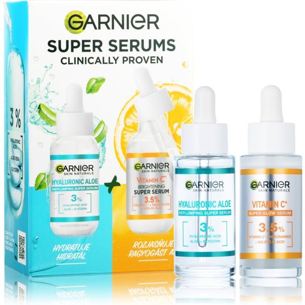 Garnier Garnier Skin Naturals serum za obraz (darilni set)