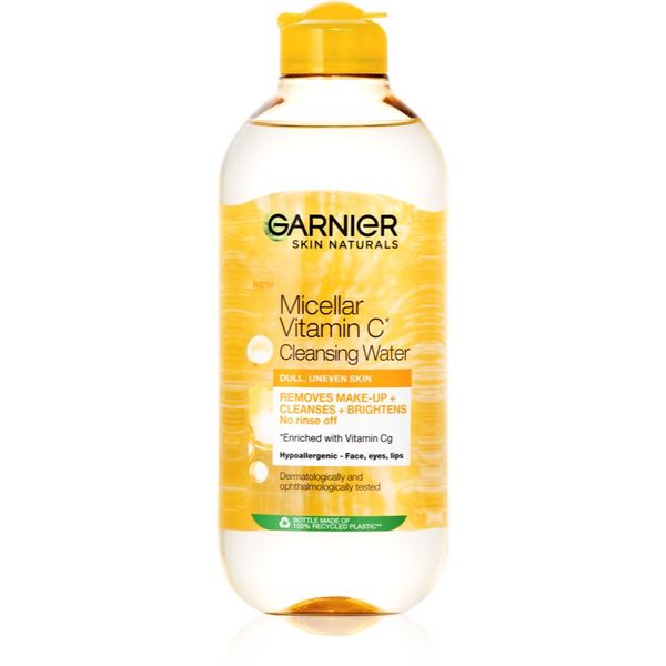 Garnier Garnier Skin Naturals Vitamin C čistilna micelarna voda za odstranjevanje ličil 400 ml