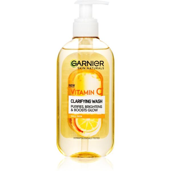 Garnier Garnier Skin Naturals Vitamin C posvetlitveni čistilni gel za obraz 200 ml