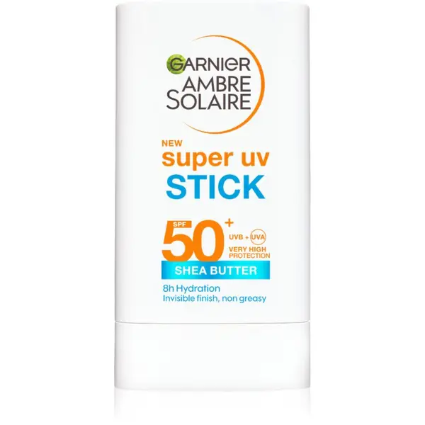 Garnier Garnier Super UV Stick krema za sončenje v paličici za telo in obraz SPF 50+ 18 g
