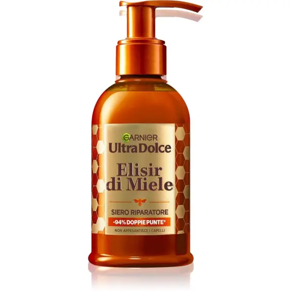 Garnier Garnier Ultra Doux Sweet Honey Elixir regeneracijski serum za poškodovane lase 115 ml