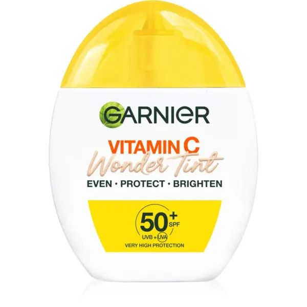 Garnier Garnier Vitamin C Wonder Tint lahki tonirani fluid SPF 50+ odtenek Light 40 ml