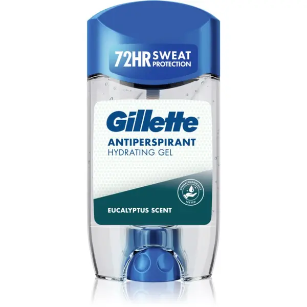 Gillette Gillette Antiperspirant Hydrating Gel Eucalyptus Scent antiperspirant gel z vlažilnim učinkom za moške 70 ml