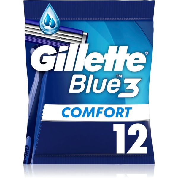 Gillette Gillette Blue 3 Comfort brivniki za enkratno uporabo za moške 12 kos