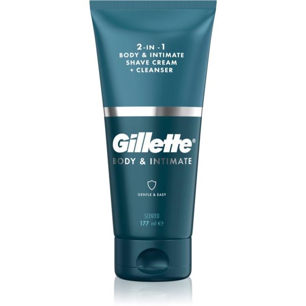 Gillette Gillette Body&Intimate 2in1 Shave Cream krema za britje za moške 150 ml