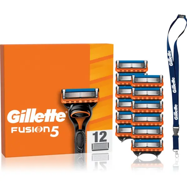 Gillette Gillette Fusion5 nadomestne britvice 12 kos