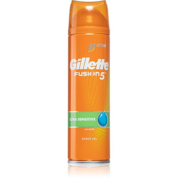 Gillette Gillette Fusion5 Ultra Sensitive gel za britje za občutljivo kožo 200 ml