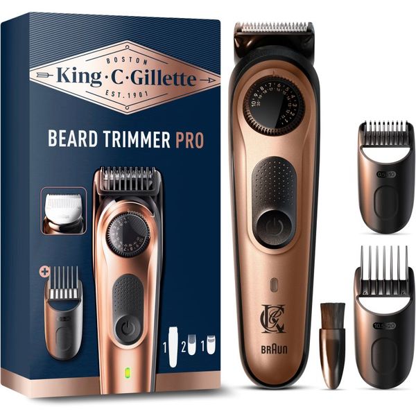 Gillette Gillette King C. Beard Trimmer PRO prirezovalnik brade za moške 1 kos