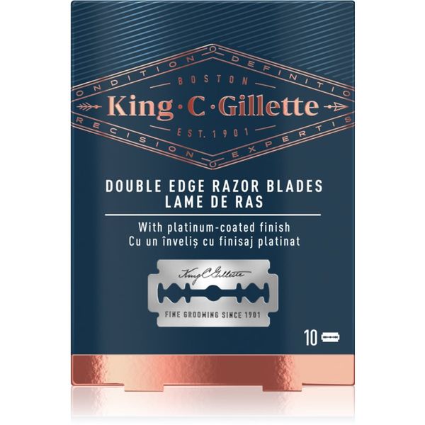 Gillette Gillette King C. Double Edge nadomestne britvice 10 kos