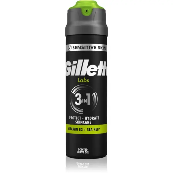 Gillette Gillette Labs penasti gel za britje 3v1 198 ml