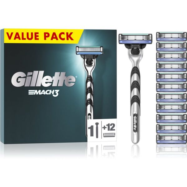 Gillette Gillette Mach3 brivnik + nadomestne britvice 1 kos