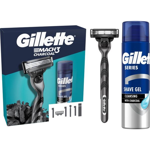 Gillette Gillette Mach3 Charcoal darilni set (za moške)