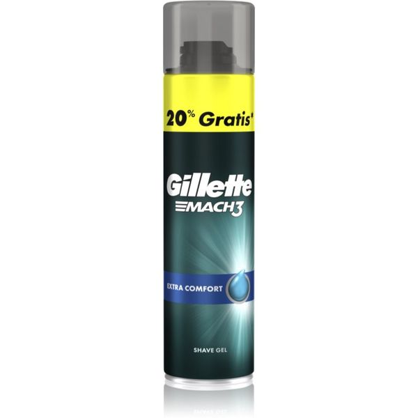 Gillette Gillette Mach3 Extra Comfort gel za britje za moške 240 ml
