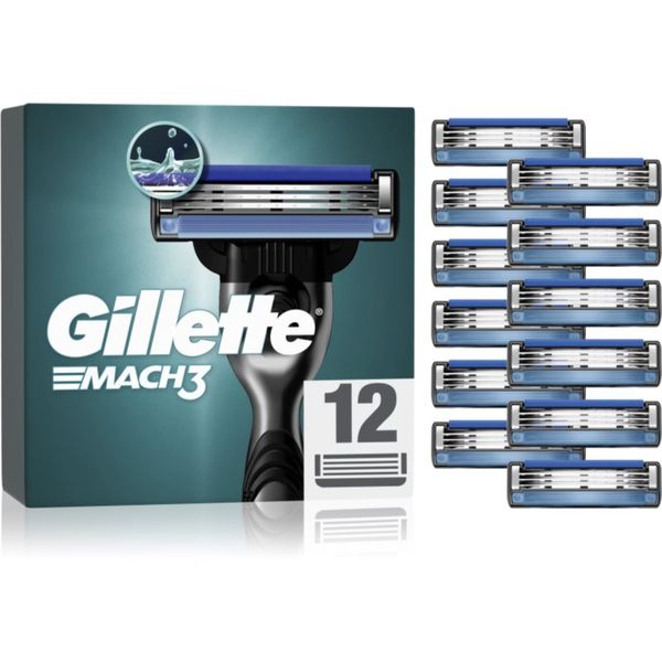 Gillette Gillette Mach3 nadomestne britvice 12 kos