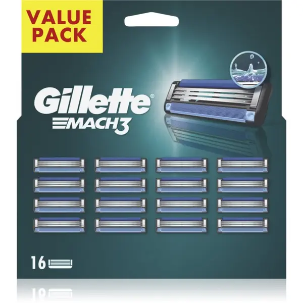 Gillette Gillette Mach3 nadomestne britvice 16 kos