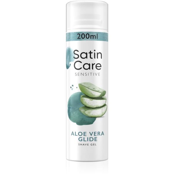 Gillette Gillette Satin Care Sensitive Skin gel za britje za ženske Aloe Vera 200 ml
