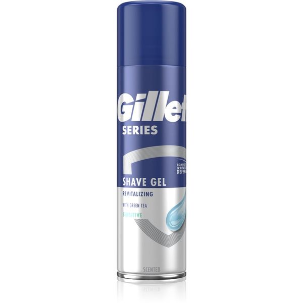 Gillette Gillette Series Revitalizing gel za britje s hranilnim učinkom za moške 200 ml