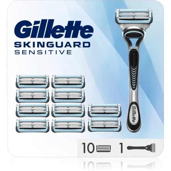 Gillette Gillette Skinguard Sensitive brivnik + nadomestne britvice 11 kos