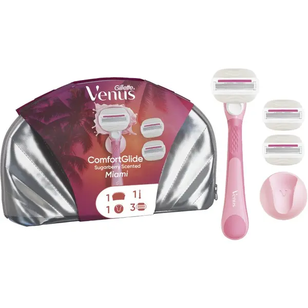 Gillette Gillette Venus Comfortglide Sugarberry Miami Gift Set darilni set za ženske